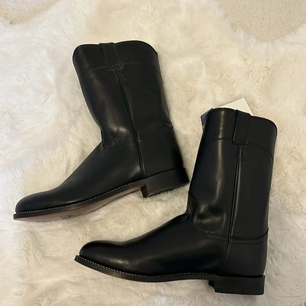 Justin Kipskin J-Flex Comfort Boots Black